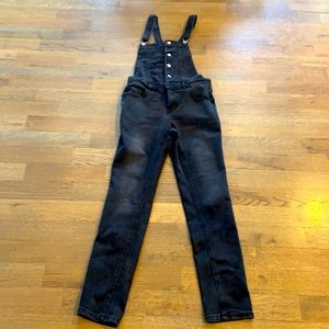 Black overalls